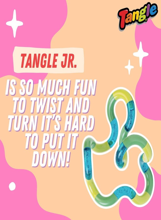 Tangle Jr Classic 6-Pack - Tangle Fidget Sensory Toys - Twisty Fidget Pack for Kids and Adults - Fidget Toy for School - Gift for Teens and Adults - Image 3